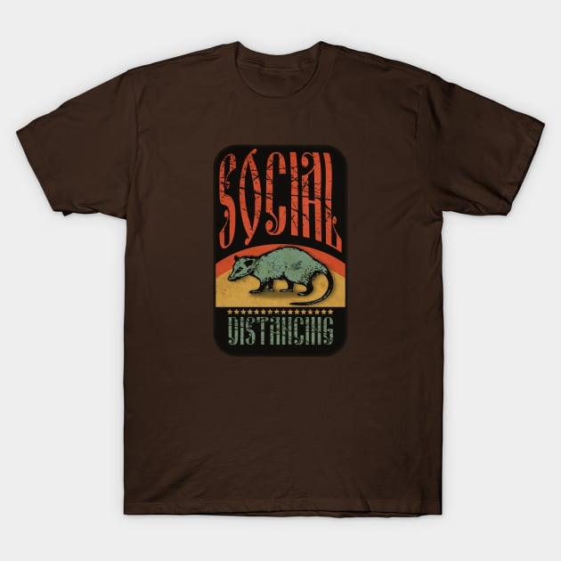 Social Distancing Vintage Nature T-Shirt by CTShirts